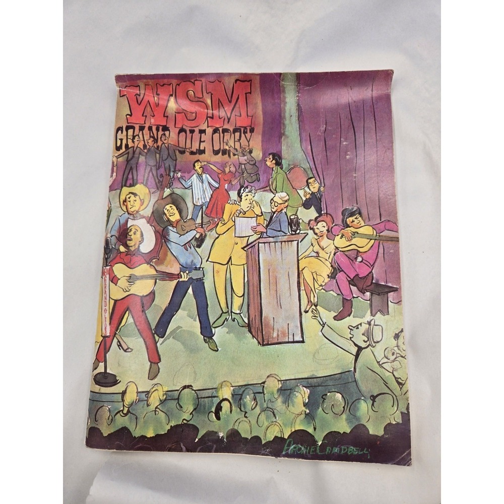 Vtg 1966 WSM Grand Ole Opry History Picture Book Volume 3 Edition 1 Nashville